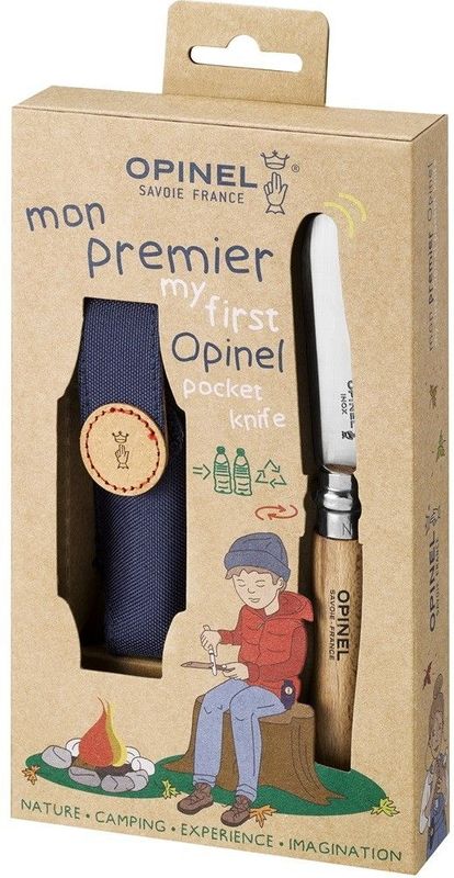 Opinel - My First Opinel - Kinderzakmes - RVS/Beuk - Etui