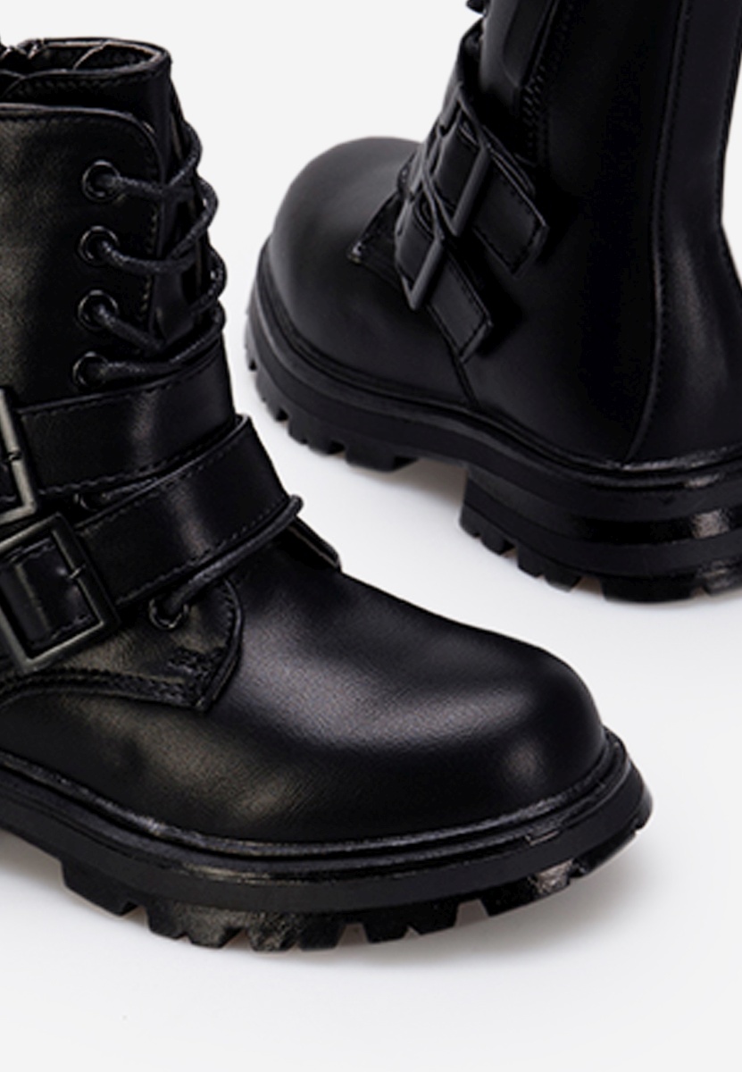 Bottines filles noires Xira A V2