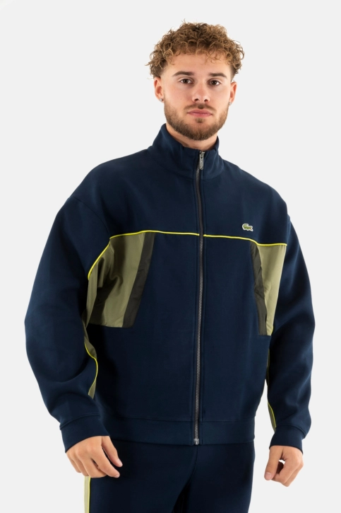 Blousons et vestes lacoste sh2808 ibg marine/aubier-kaki-luciol