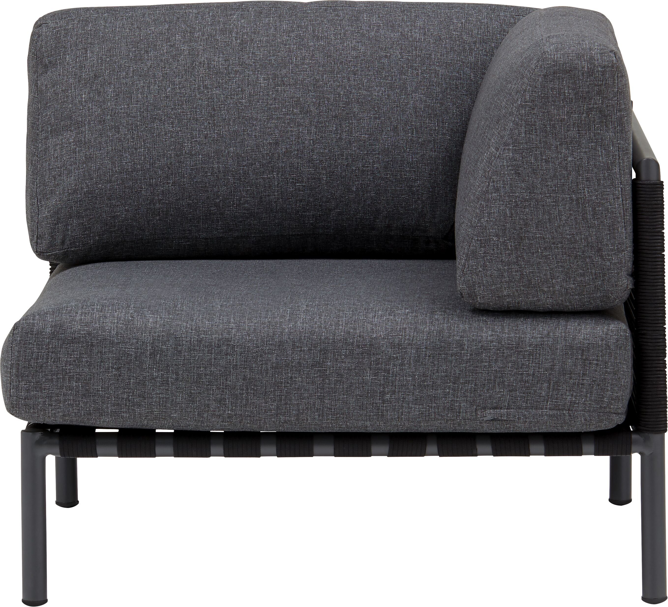 HORIZON Lounge Eckelement - Anthrazit / B: 87.0 cm x T: 87.0 cm x H: 76.0 cm