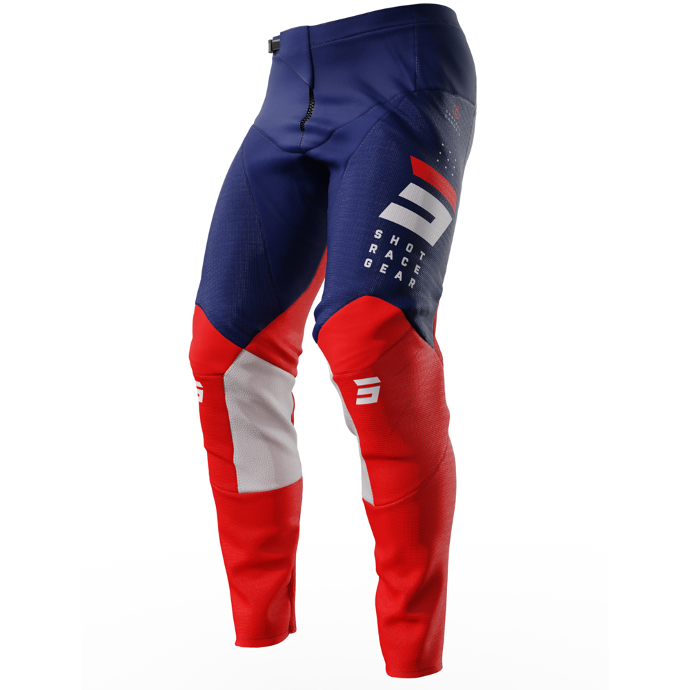 Shot - Pantalon Contact Camo 2.0 Bleu / Rouge