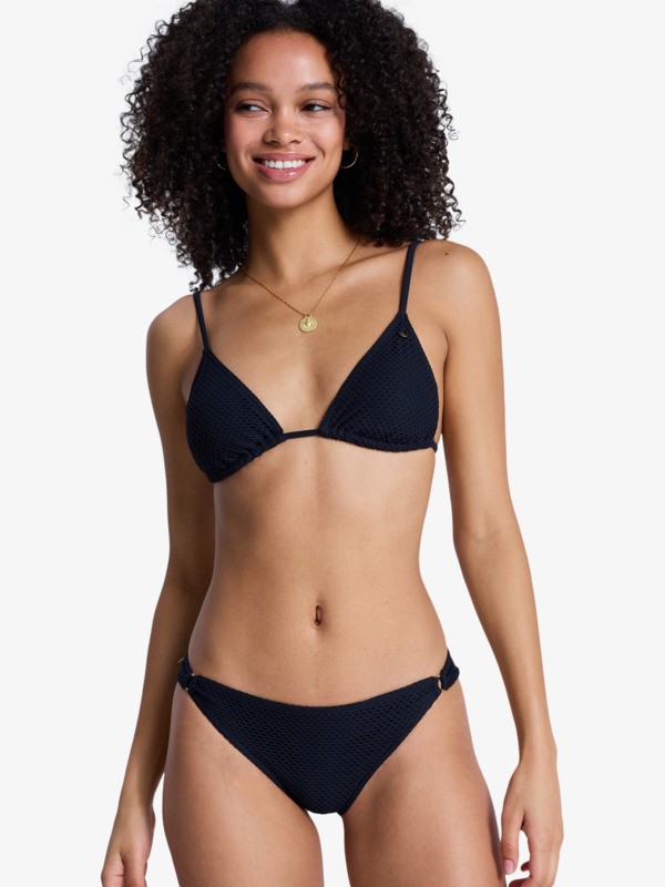 Roxy Island Set Ensemble bikini triangle deux pièces Noir Femme