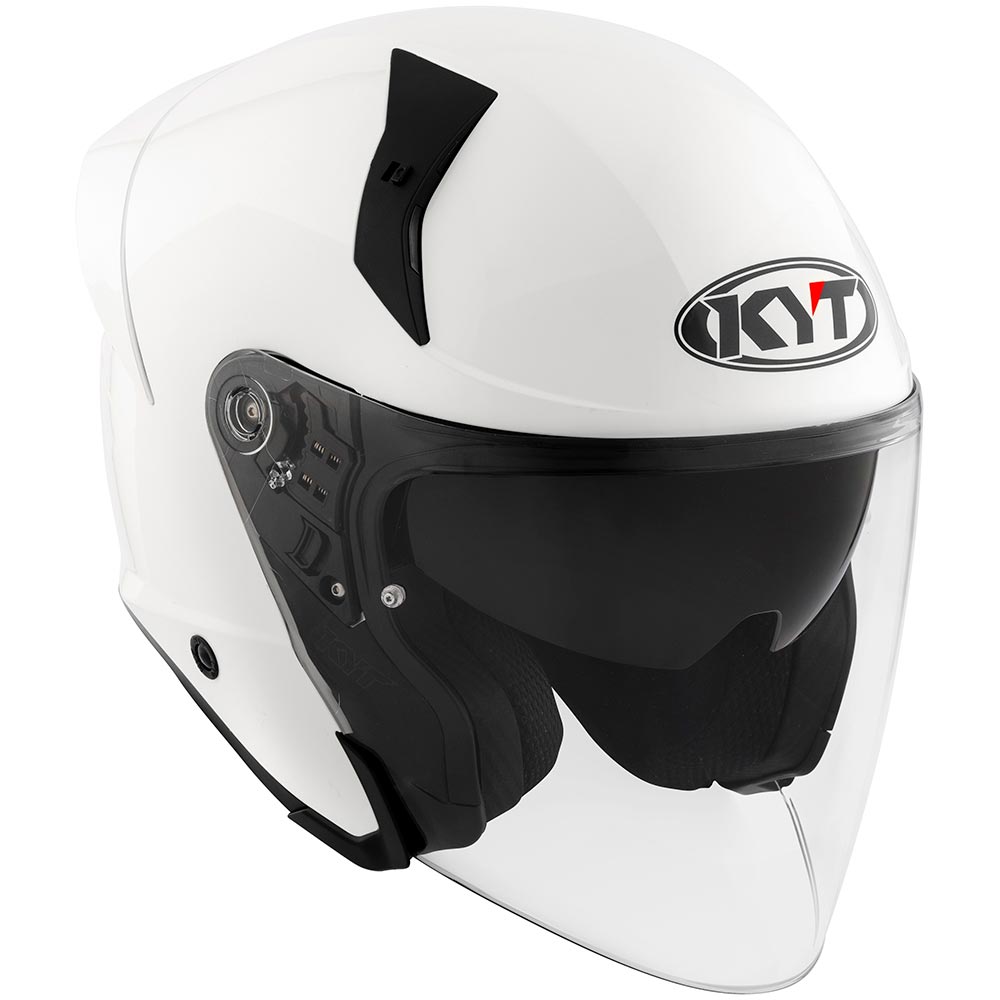 kyt - Casque TTR-Jet Plain Blanc