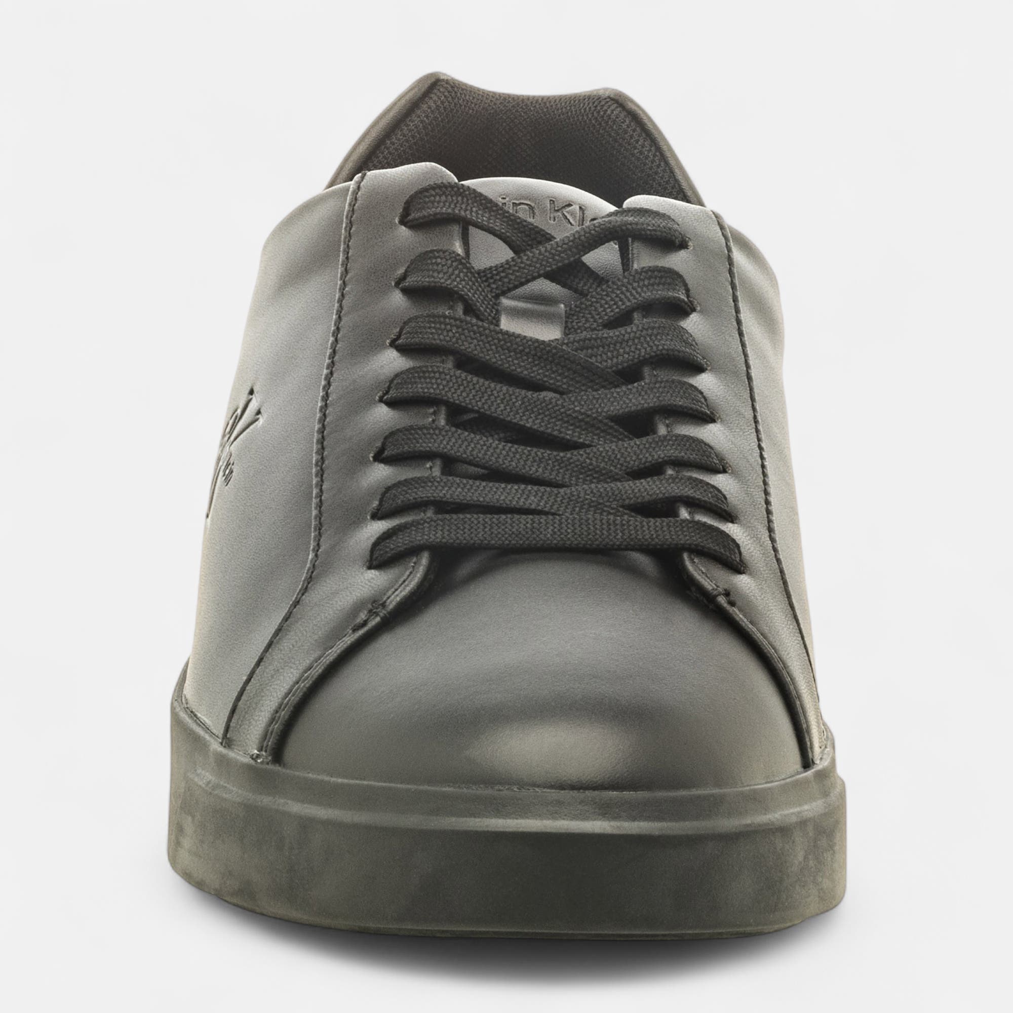 Baskets Homme en cuir noir