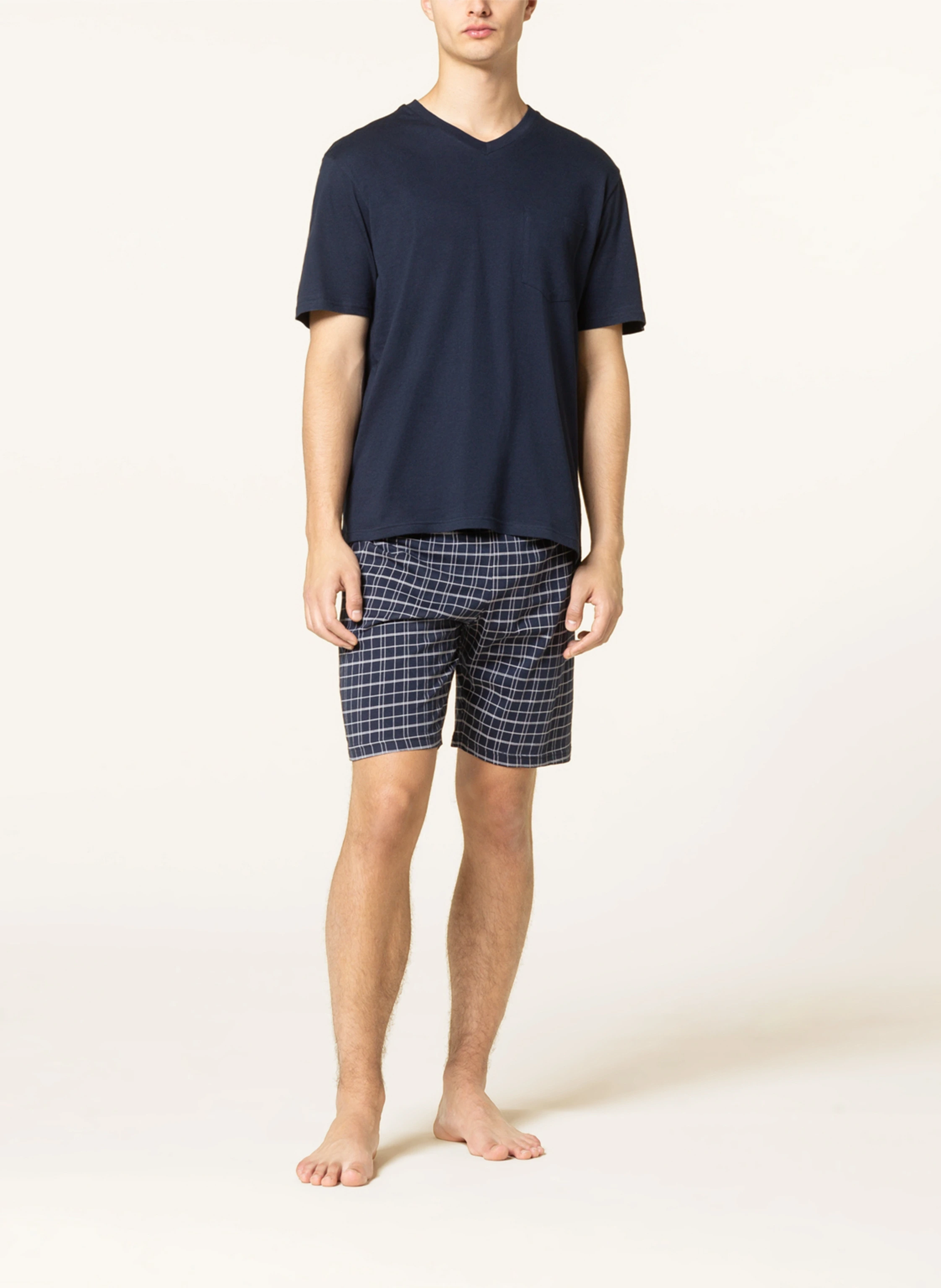 SCHIESSER Shorty-Schlafanzug EBONY
