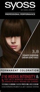 Syoss Color Salonplex 3-8 Donker Goudbruin 1ST