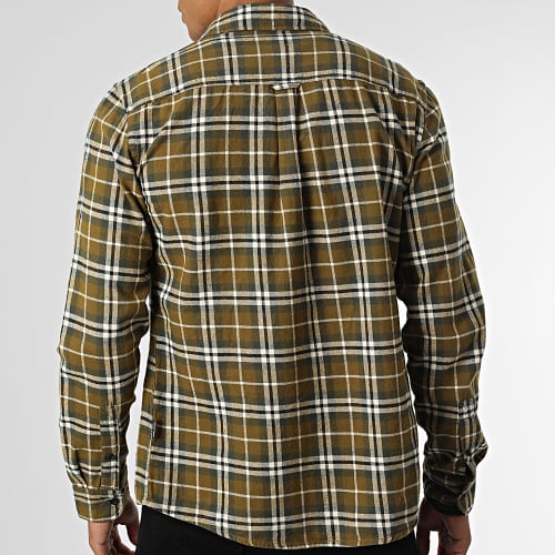 Chemise Manches Longues A Carreaux 20714890 Vert Kaki