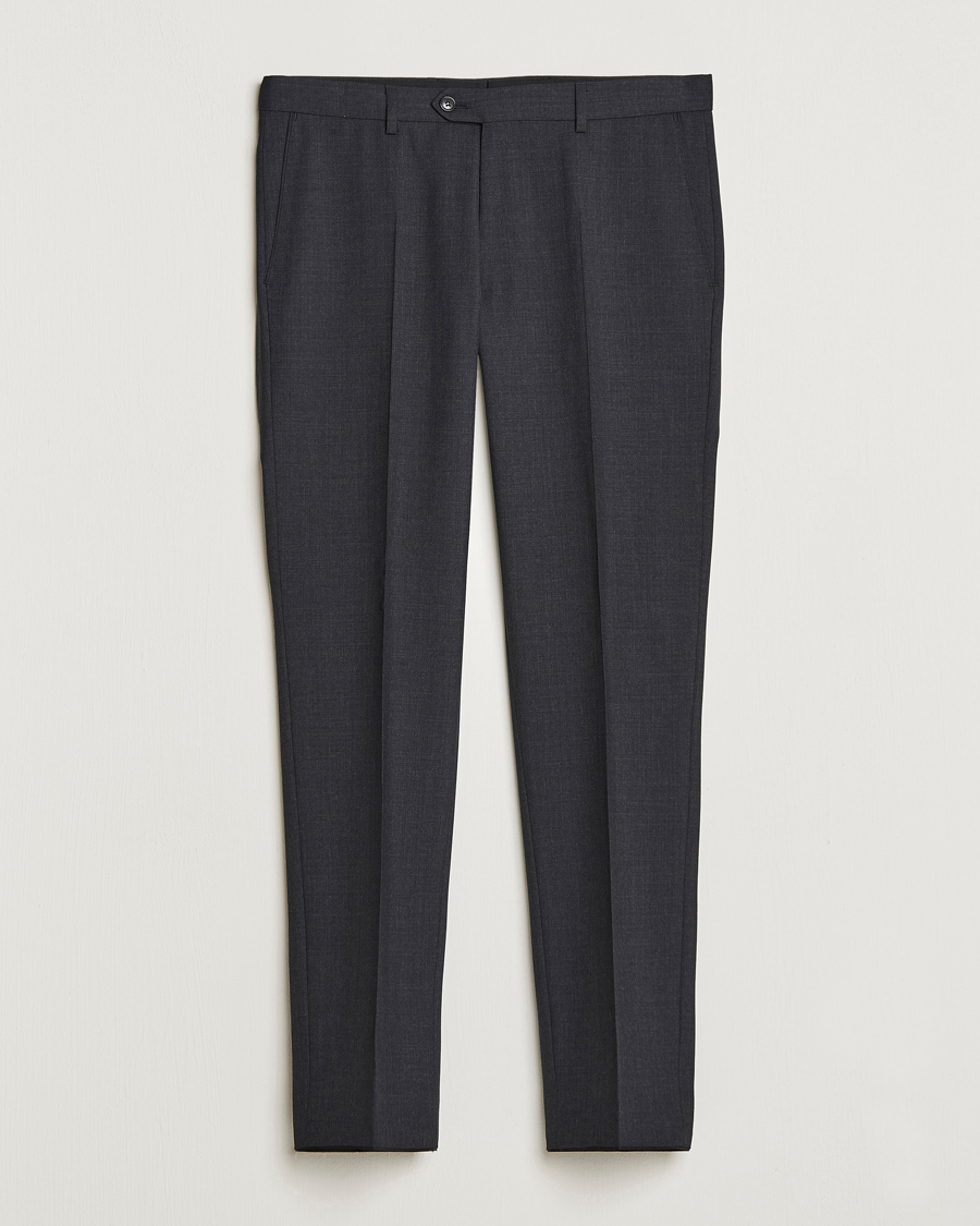 Oscar Jacobson Denz Wool Trousers Grey