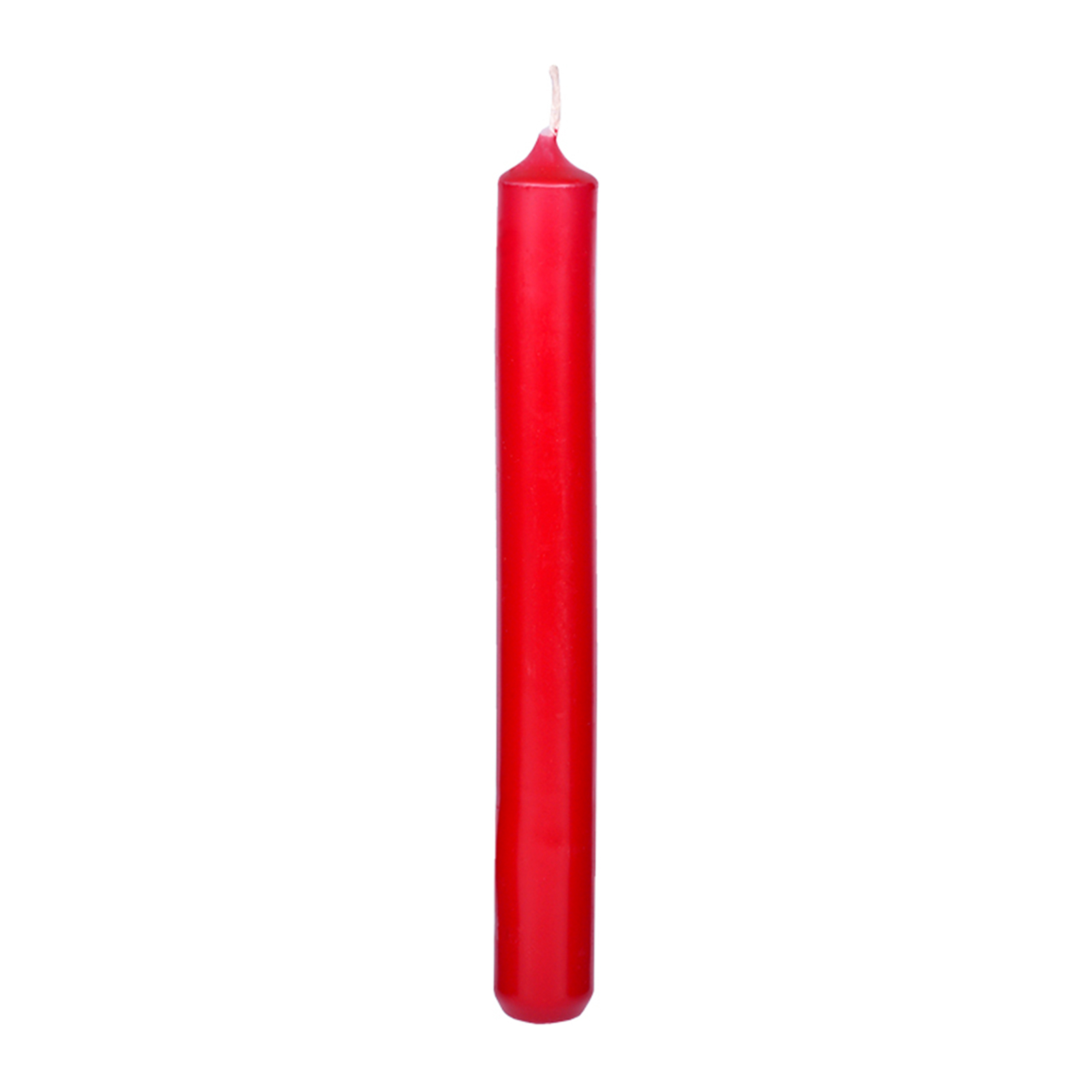 Tafelkerzen 10er-Pack - karminrot