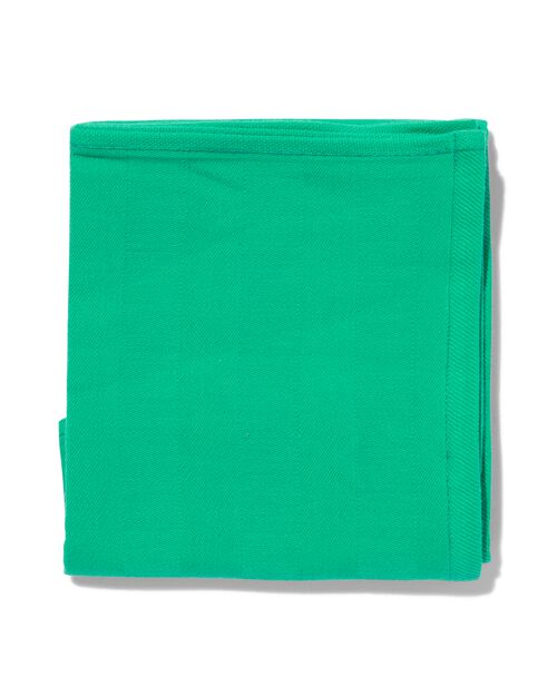 torchon 65x65 coton vert