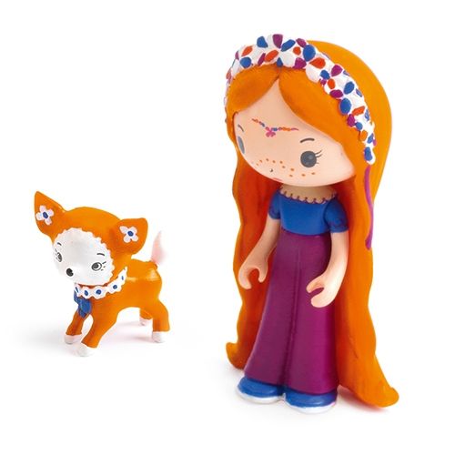 Djeco tinyly draagbaar poppenhuis - bluchka & indie