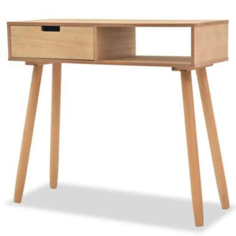 vidaXL - Wandtafel - Bruin - Grenenhout