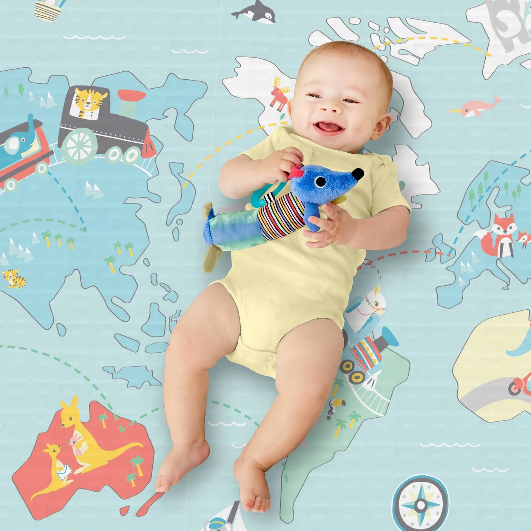 Skip Hop Tapis de Jeux Réversible - Little Travelers