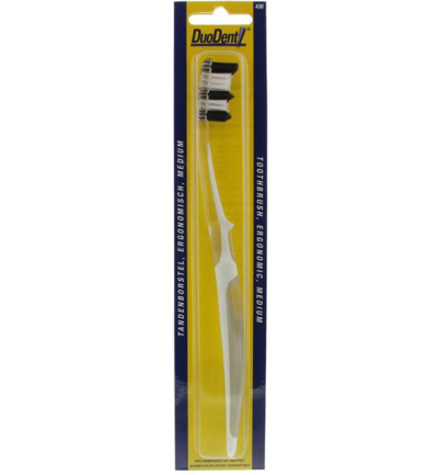 Duodent Tandenborstel ergonomisch medium (1 stuk)