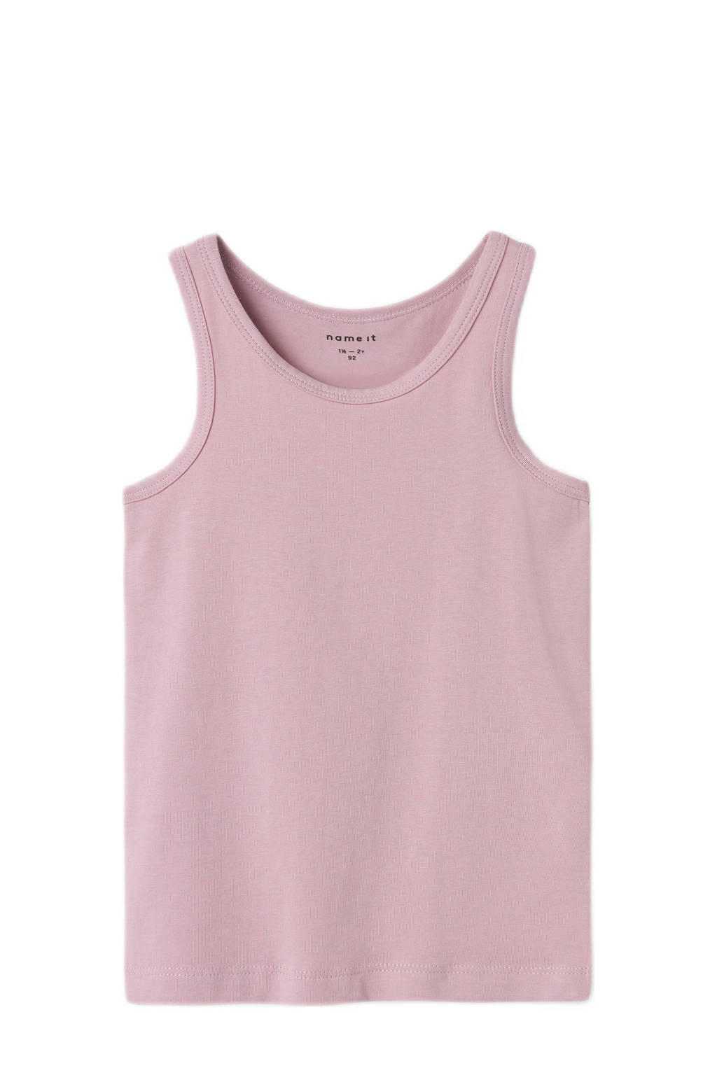hemd NMFTANK TOP FLOWER - set van 2 mauve