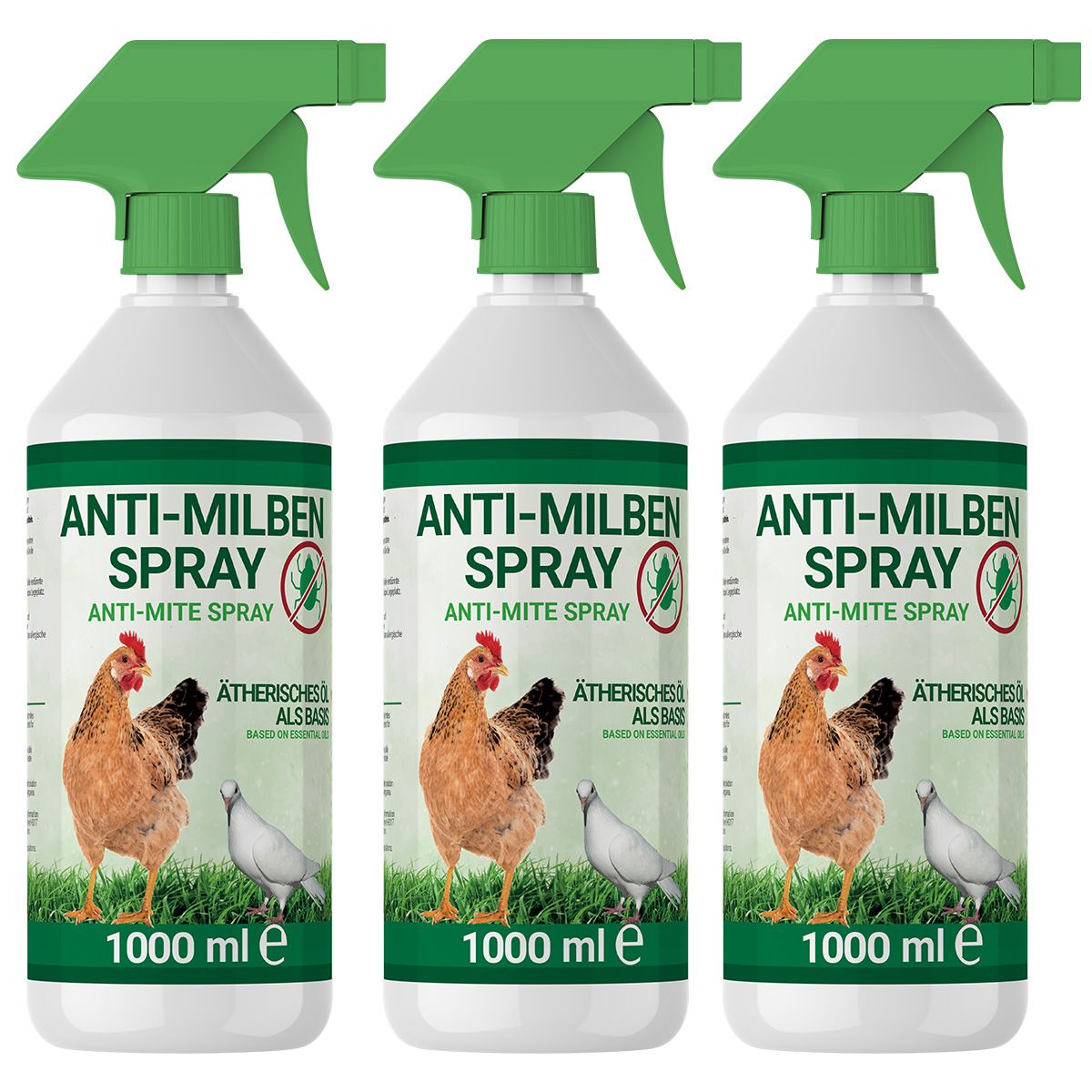 BMUT MilbenSpray für Geflügel wie Hühner & Vögel