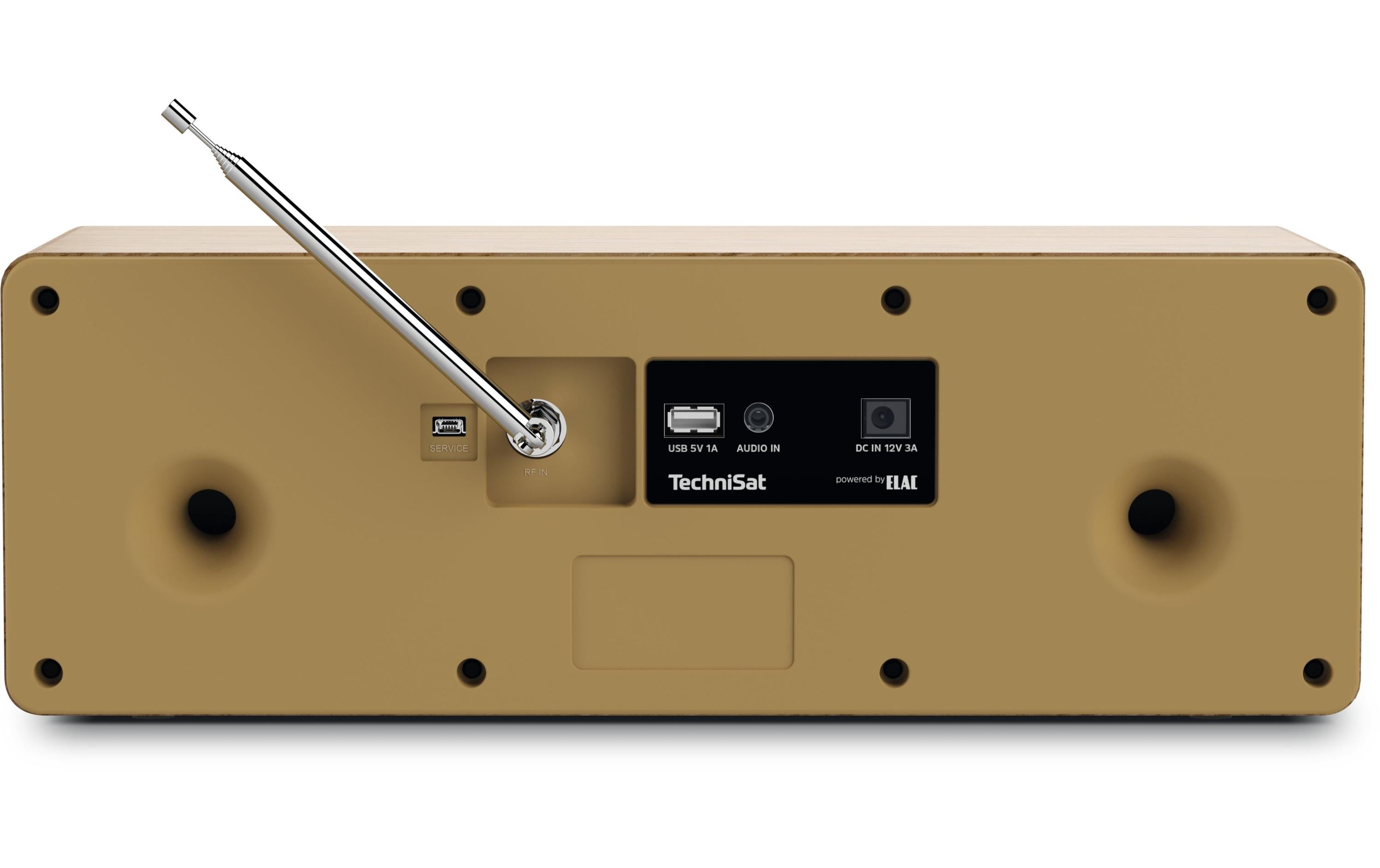 DigitRadio 3 Eiche<br>DAB+/UKW/CD-Stereoradio mit Bluetooth-Audiostreaming