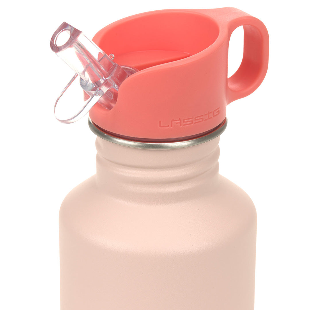 lässig rvs drinkfles sunny explorer - rose-pink - 500 ml