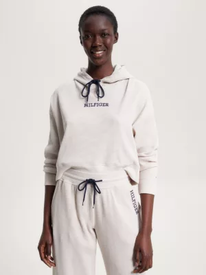 Hilfiger Monotype Waffle Knit Lounge Hoody