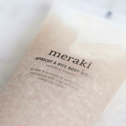 Meraki Apricot & Rice Body Scrub, 150 ml