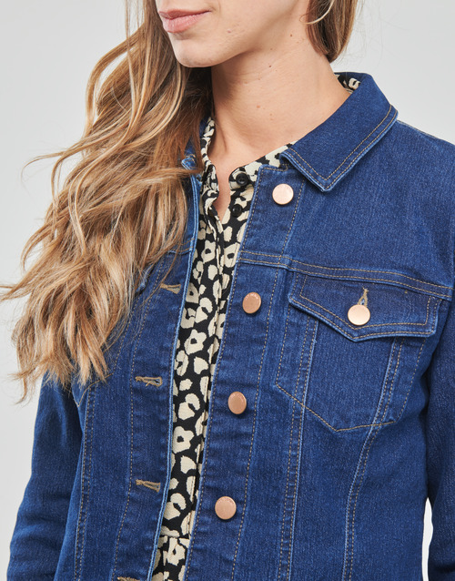 JDY - JDYREMI SHORT LS JACKET - Bleu