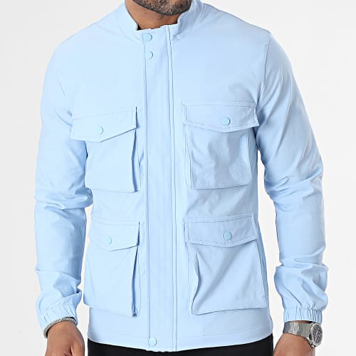 Veste Zippée Bleu Clair