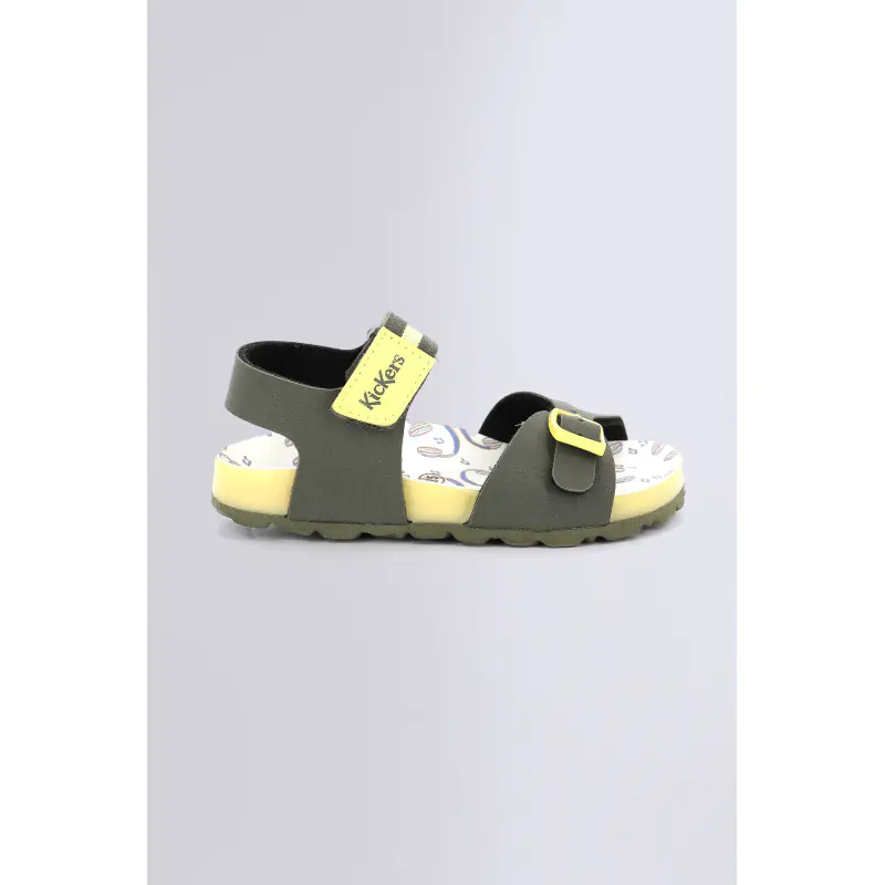 Sostreet Kaki jaune SANDALES Synthétique Garçon