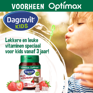 Dagravit Kids Multivitaminen Kauwtabletten Aardbeien 60KTB