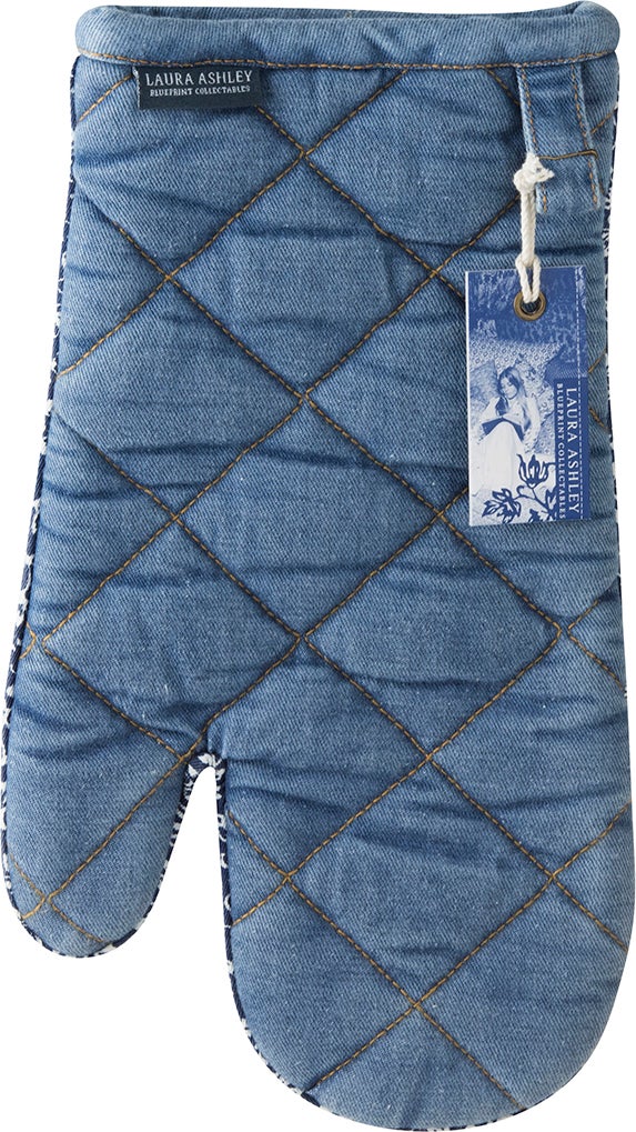 Laura Ashley ovenwant Alyssa blauw 18 x 33 cm