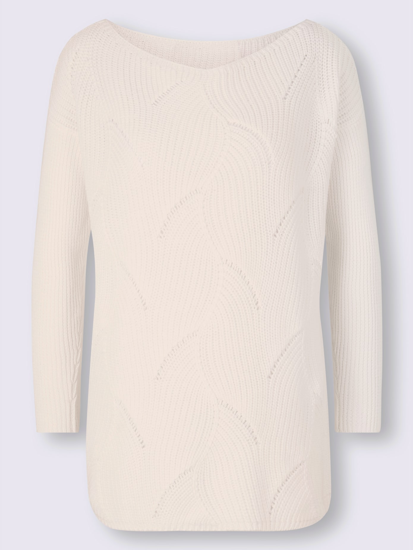 Pull motif maille moderne