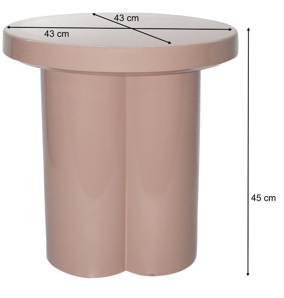 Bijzettafel Vintage Pink Noa ⌀43  x H45 cm