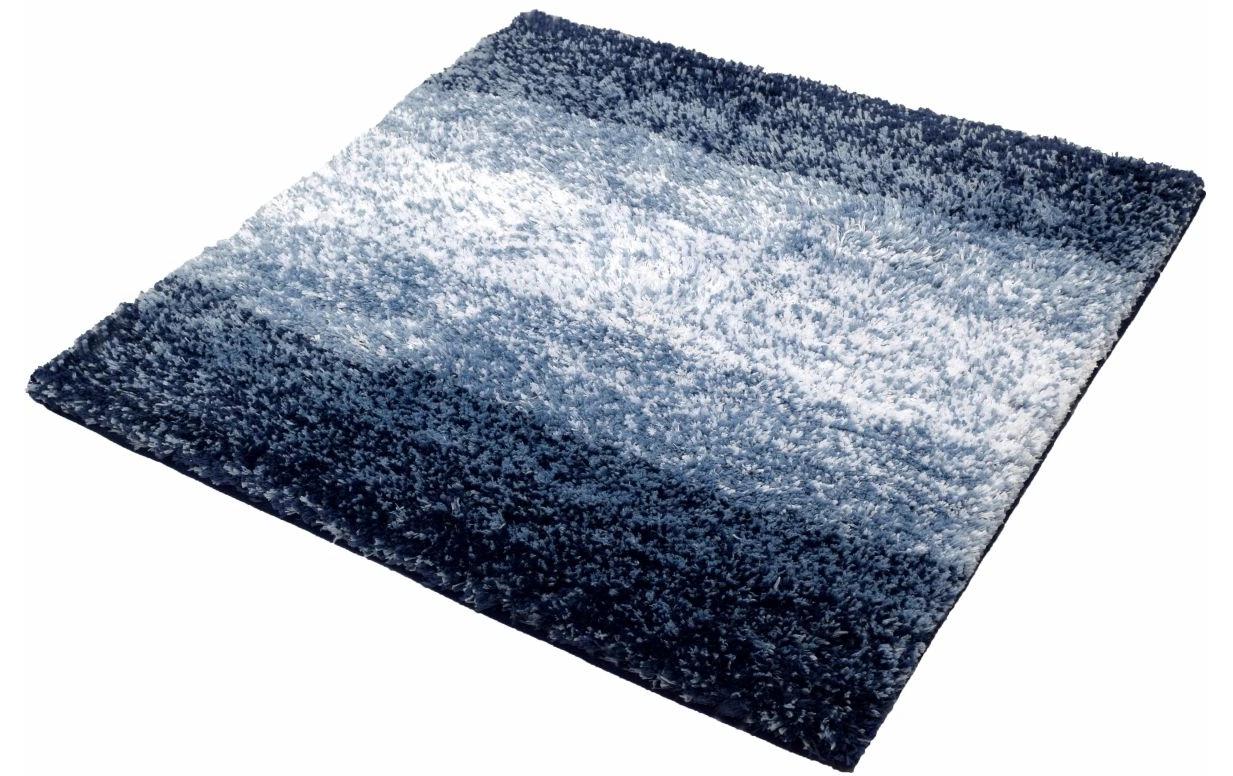 Badteppich Oslo 60 x 90 cm, Marineblau/BlauBadezimmerteppich