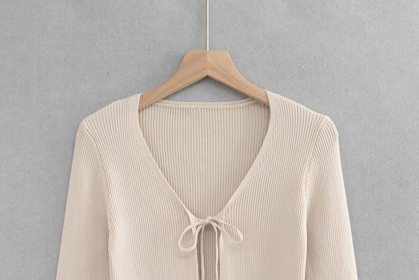 JOWI - Cropped Cardigan met Striksluiting