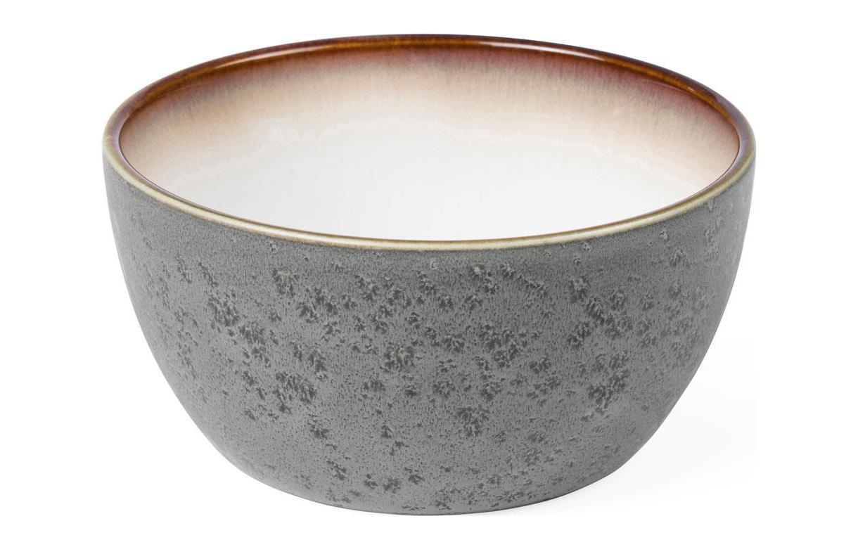 Snackschale 14 cm, 4 Stück, Grau/CrèmeSchalen aus Steinzeug