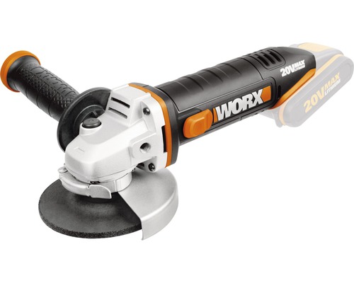 WORX 20V 115mm snoerloze haakse slijper WX800.9 + GRATIS bonusartikel: 20V accu WA3644 (4,0Ah)