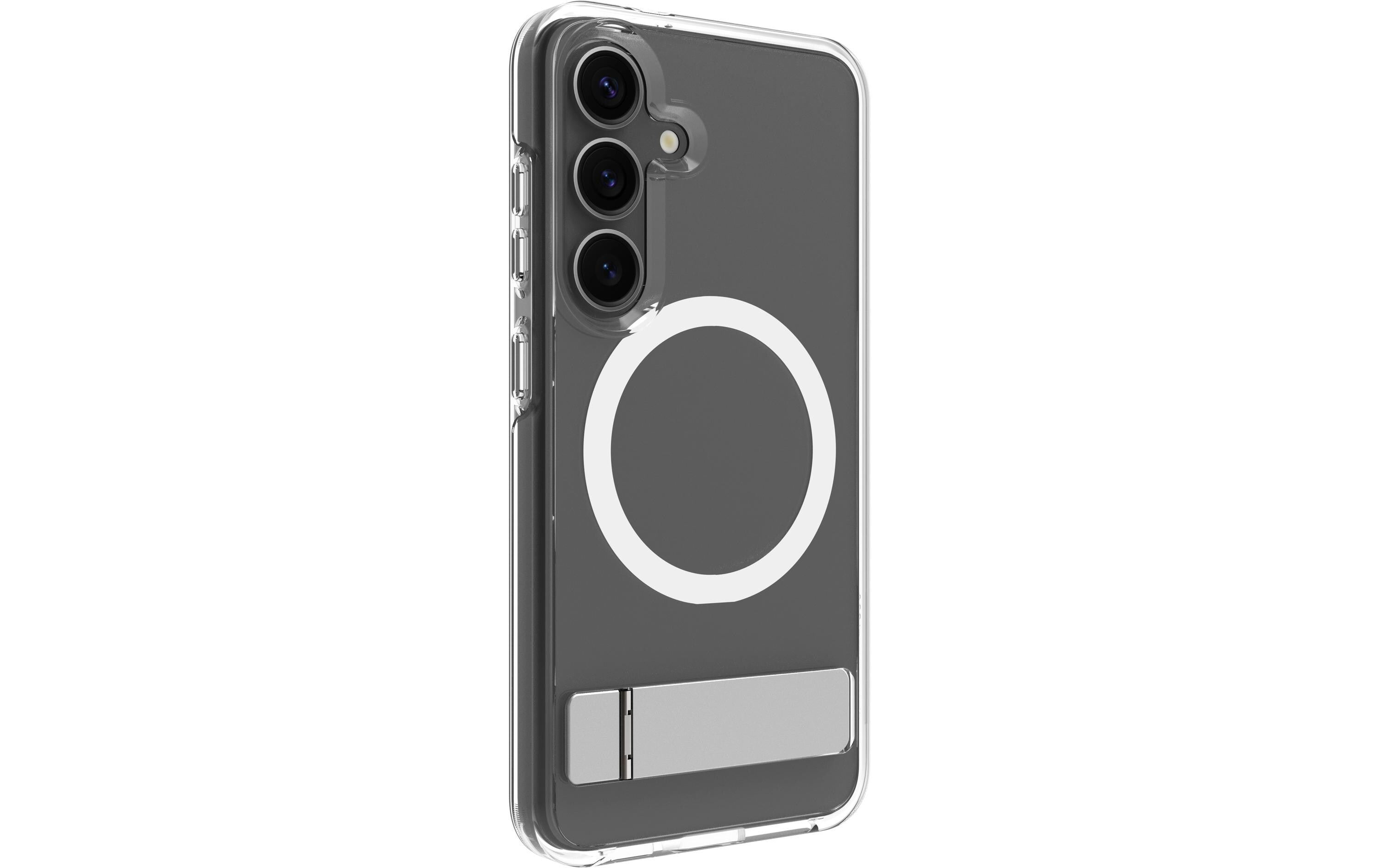 Back Cover Iceland Pro Qi2 Kick Galaxy S25 TransparentSchutzhülle mit Qi2 für das Samsung Galaxy S25