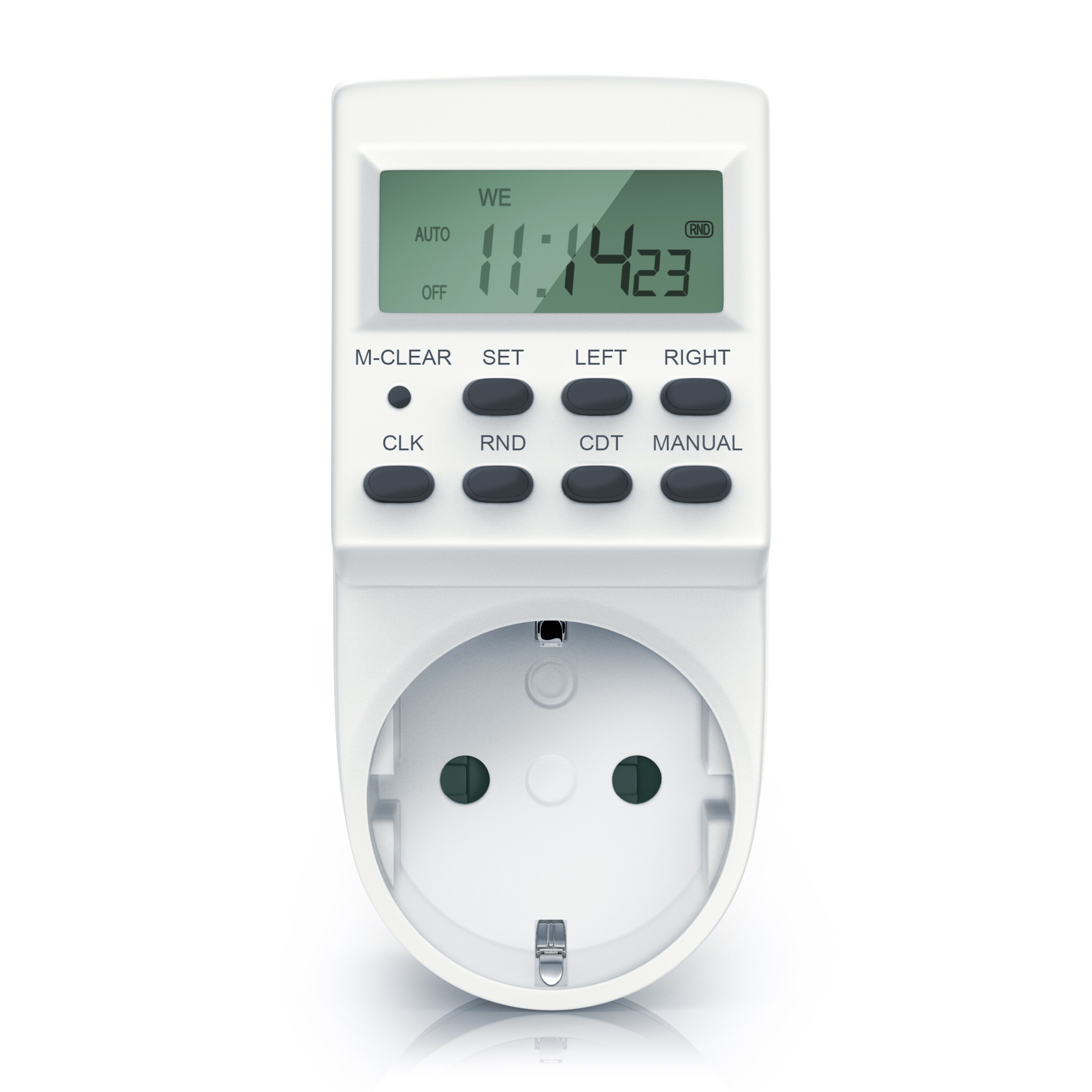Brandson Zeitschaltuhr mit Kinderschutzsicherung 1,5 LCD Display / 20 ON/OFF Programme
