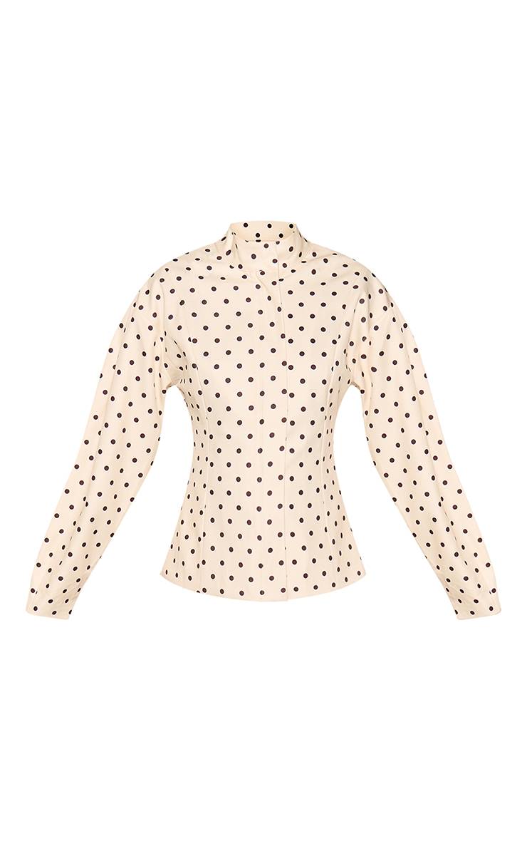 Butter Yellow Ensemble Veste À Manches Cocon À Pois