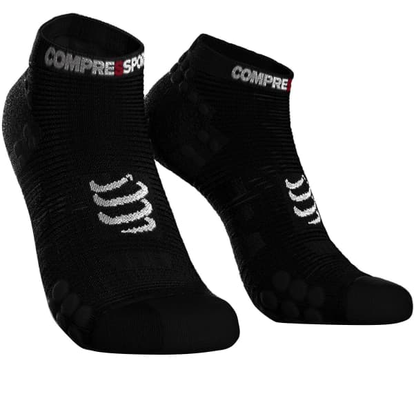 Chaussette running COMPRESSPORT PRO RACING SOCKS V3.0 RUN LOW BLACK