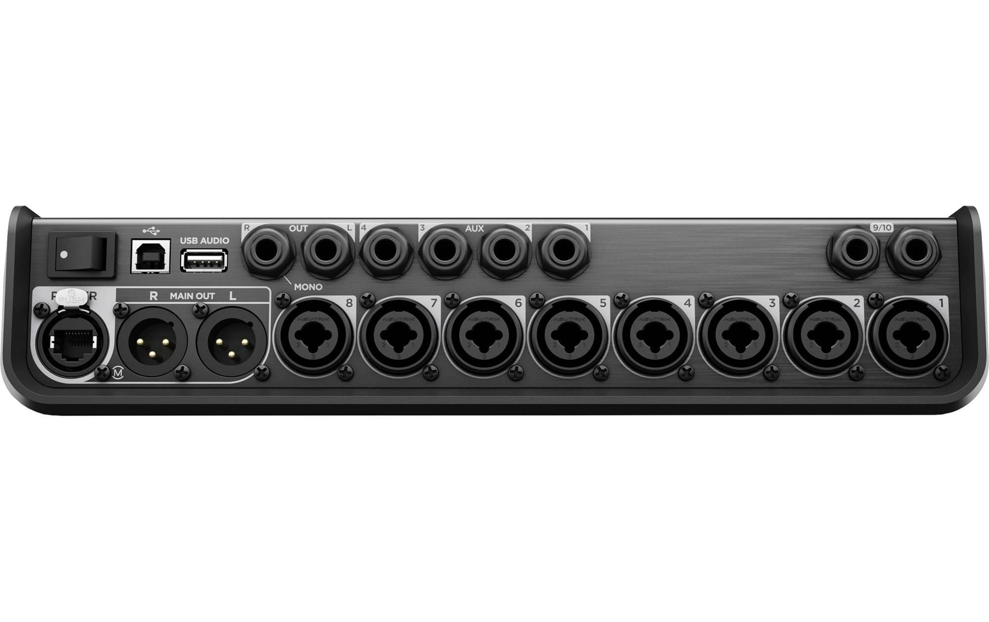 Mischpult T8S ToneMatch<br>Kompaktes, digitales 8-Kanal-Mischpult, optimiert für «F1»- und «L1»-Sound-Systeme