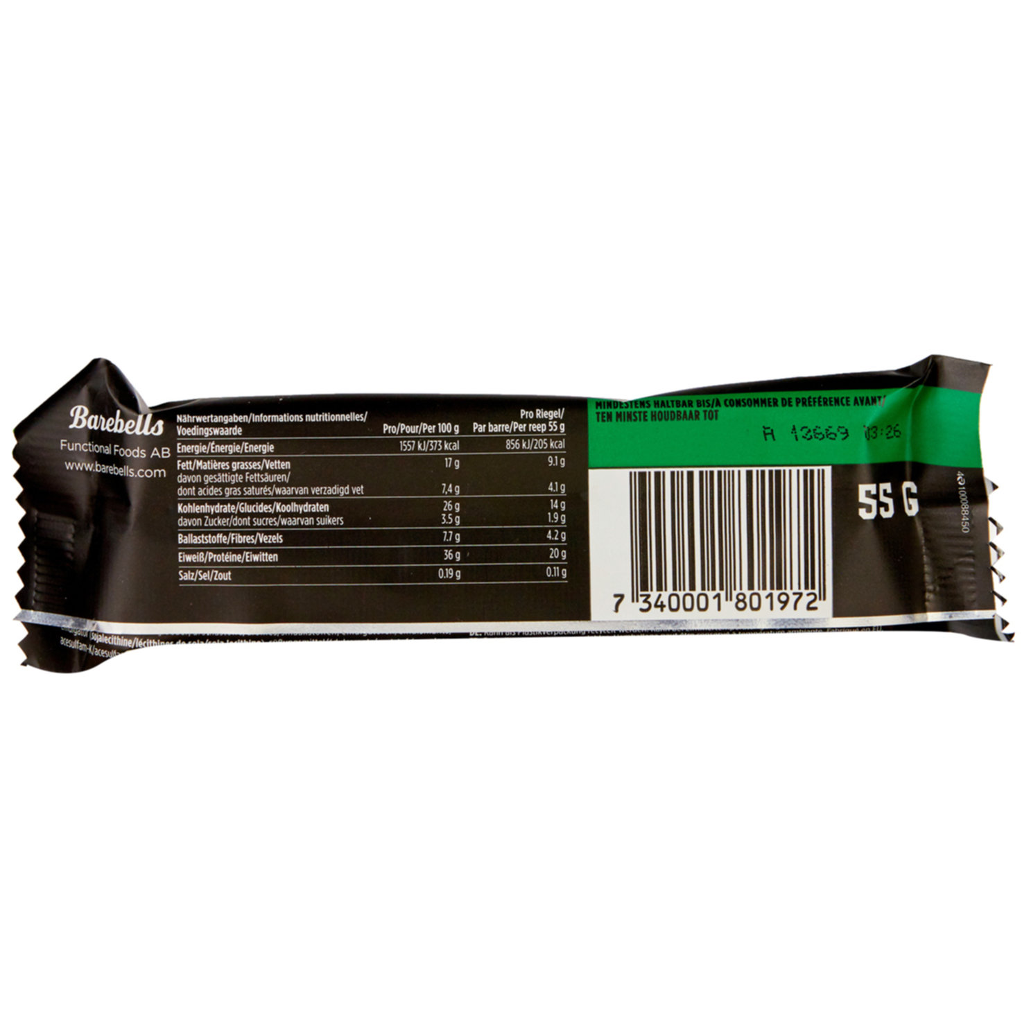 Barebells Protein Bar Hazelnut Nougat