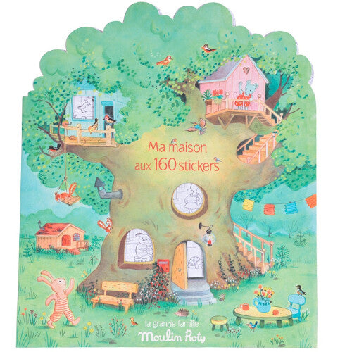Moulin roty kleurboek met stickers la grande famille
