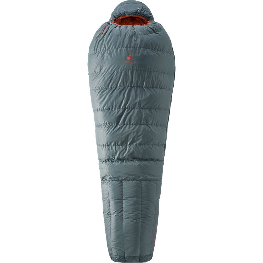 deuter Astro Pro 600 EL Daunenschlafsack teal paprika