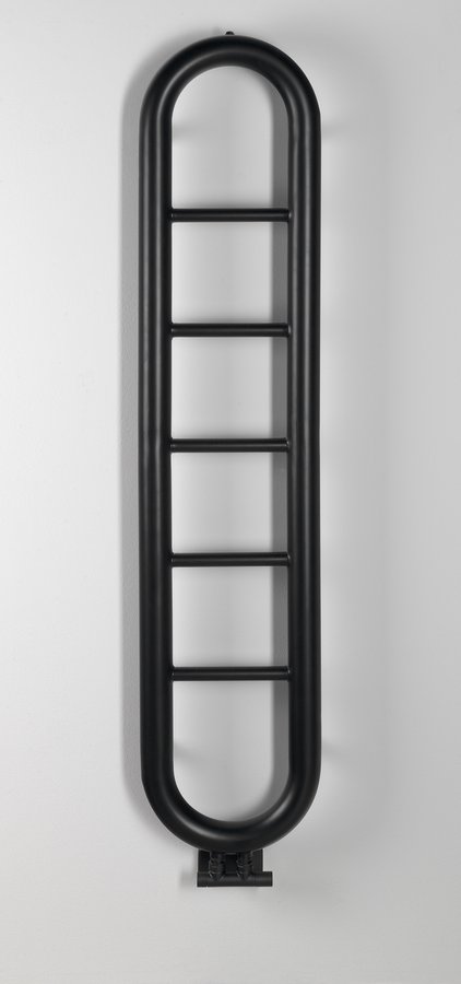 Sapho Horizon handdoekradiator 33x150cm zwart mat 251W