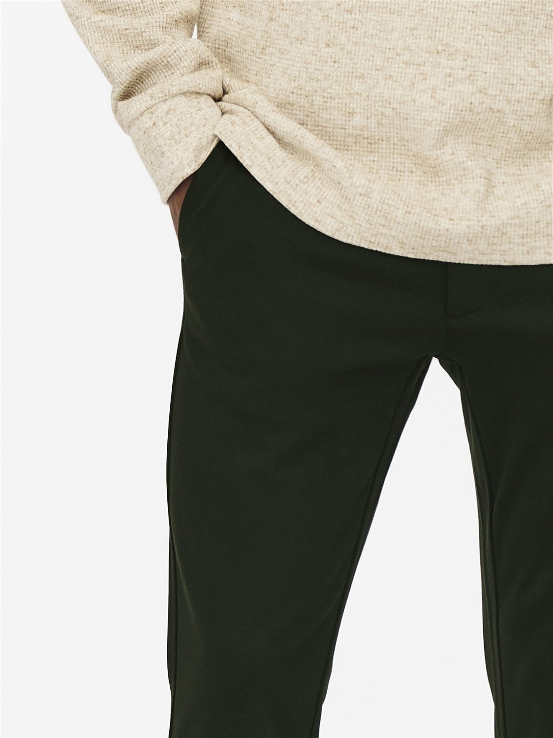ONSMARK Slim Fit Chino Hose Rosin