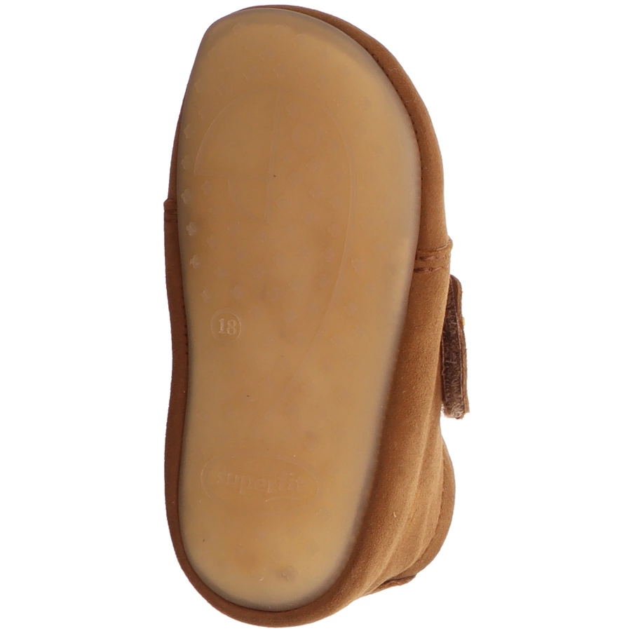 superfit Krabbelschuhe Papageno braun  gelb