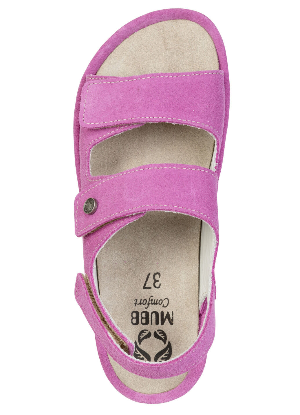 Mubb, bequeme Damen-Sandalen, Weite H, mit herausnehmbarem Fussbett