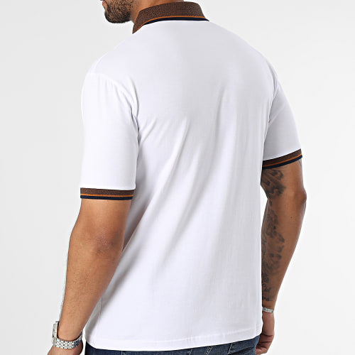Polo Manches Courtes Blanc