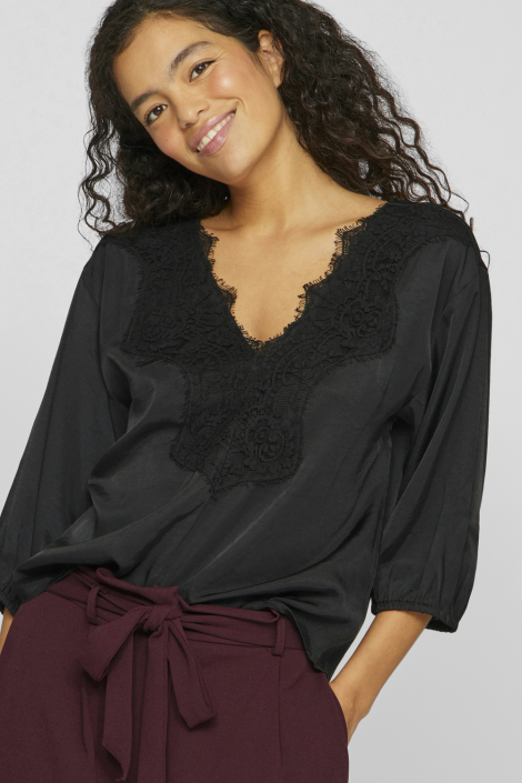 Vila zwarte dames t-shirt