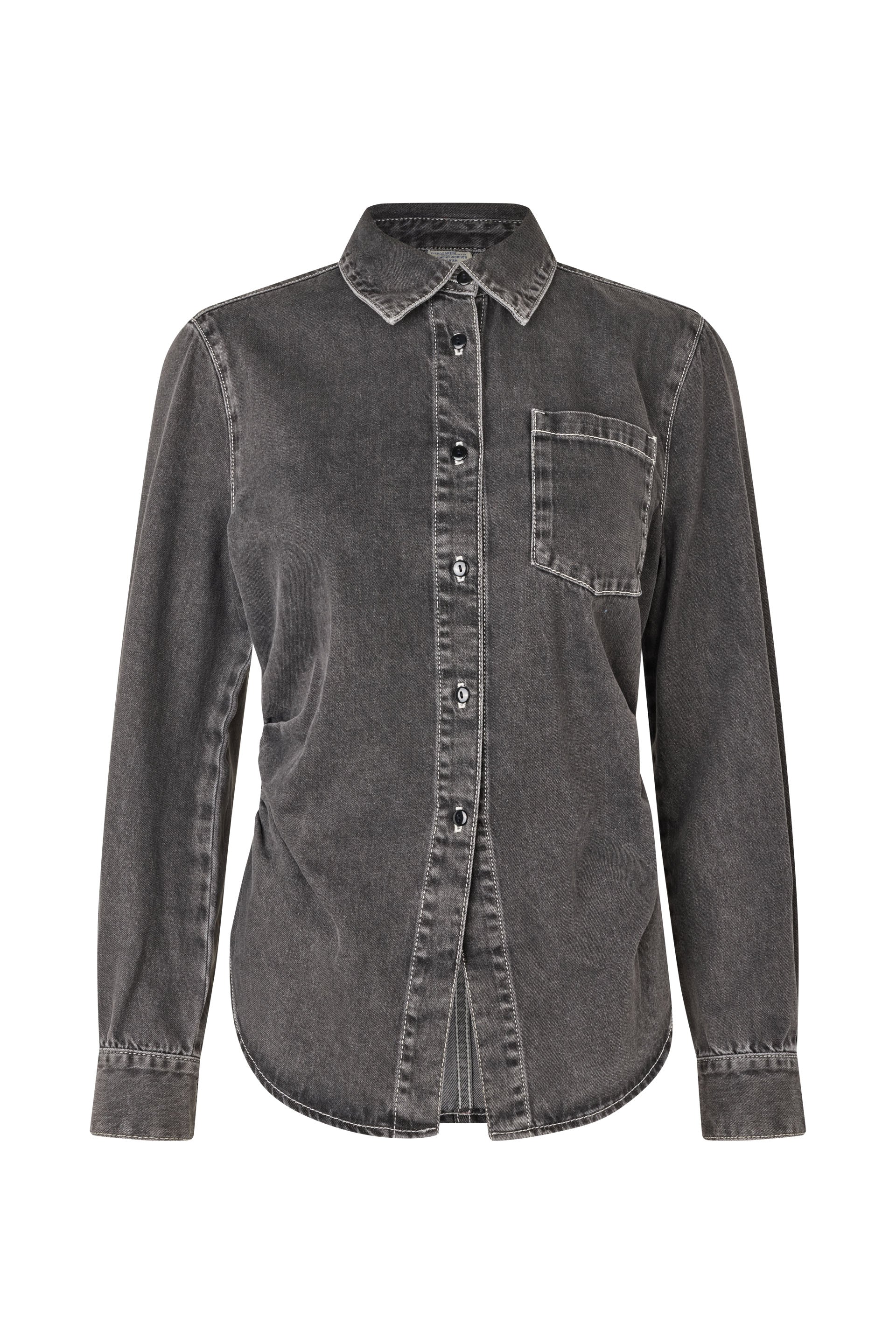 Baum und Pferdgarten  Maria denimskjorte - Black Worn Denim